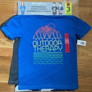 Eddie Bauer 3-pack t-shirts M 7/8 NWT!